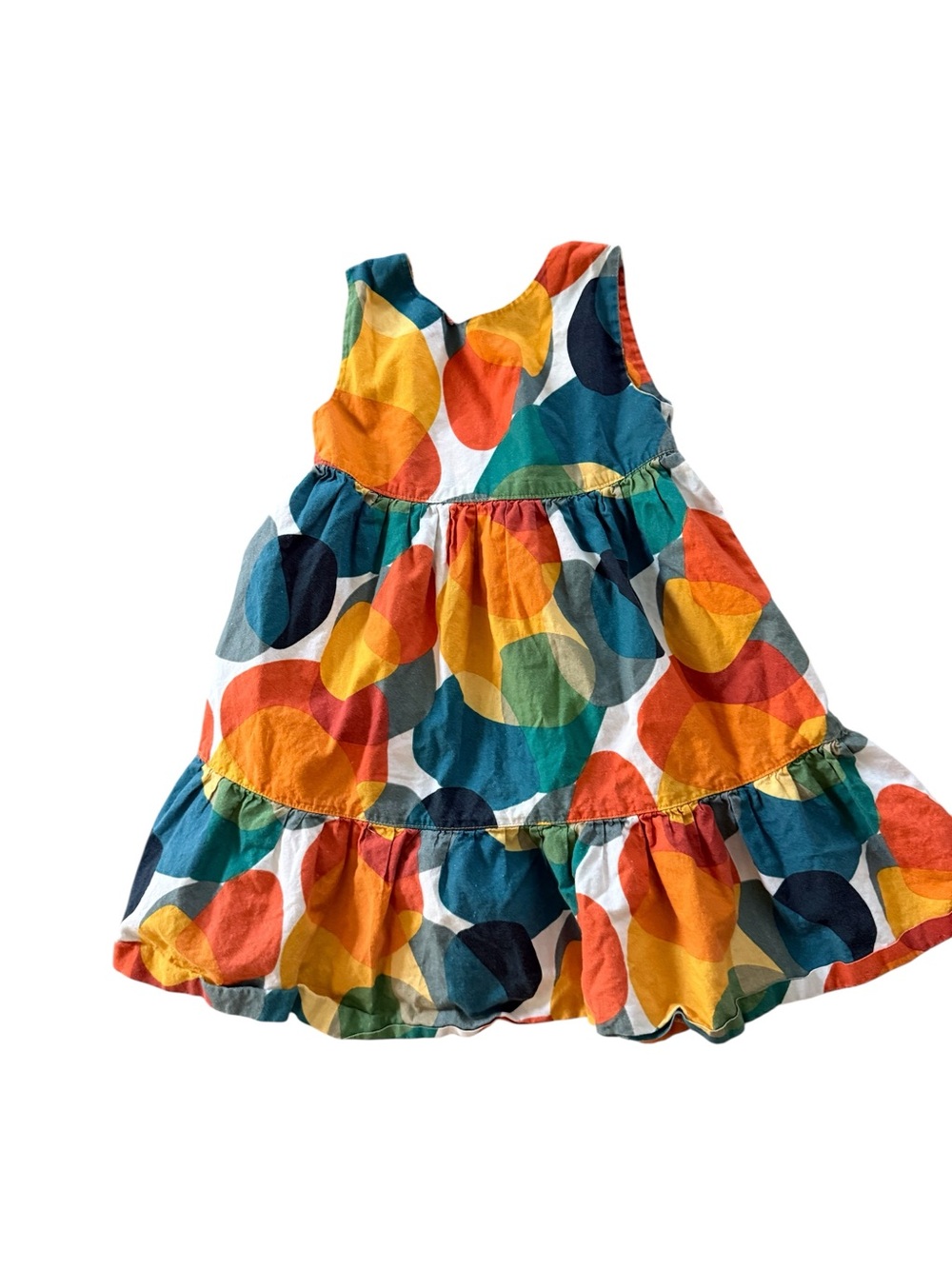 Cocote Multicolor Circle Print Dress - Kids